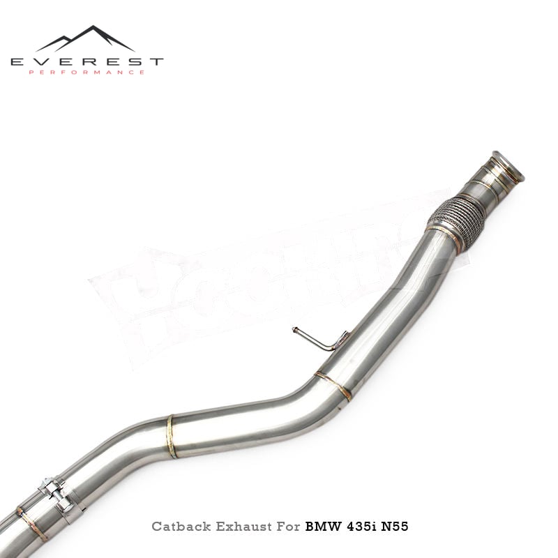 SS304L Exhaust Pipe System for BMW 435i/440i F32/F33/F36 3.0T 2014-2020 Remote Controller with Valved Catback Exhaust Pipe