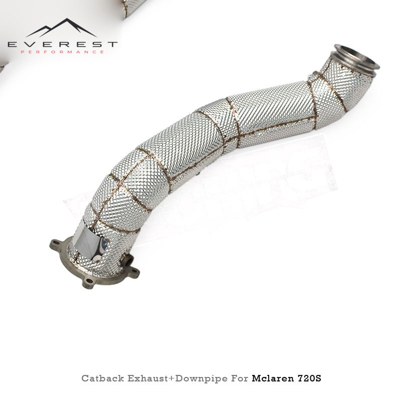 SS304L Exhaust Pipe System for McLaren 720S 4.0T 2017-2019 Free Flow Pipe Downpipe Catback Exhaust Muffler