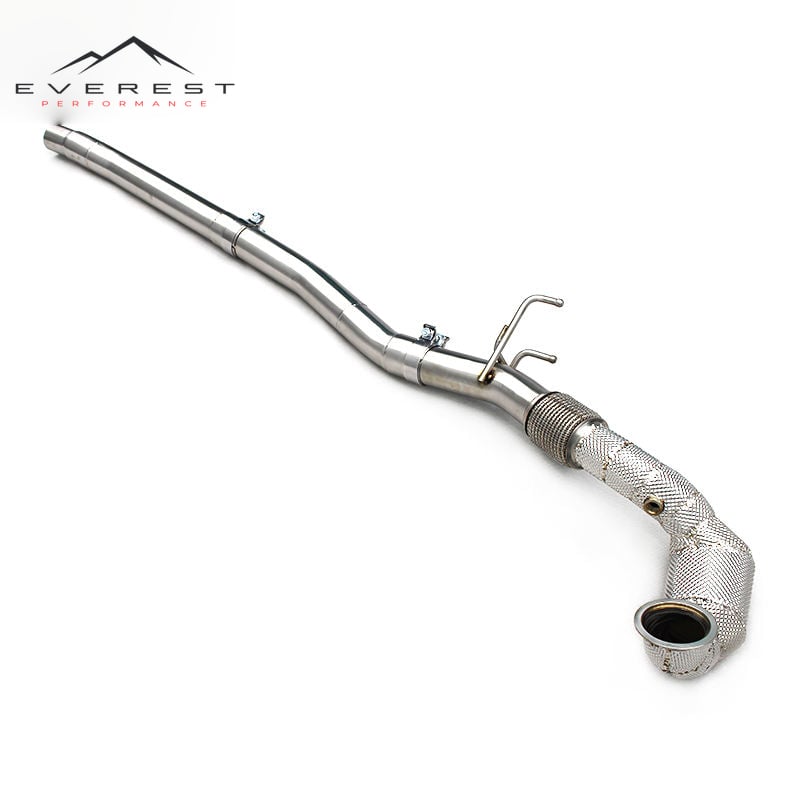 Stainless Steel Catalyst Downpipe E 100/200/300 Cell for VW Golf R MK7 MK7.5 2.0L Turbo 2014-2020 Car Mod Exhaust System