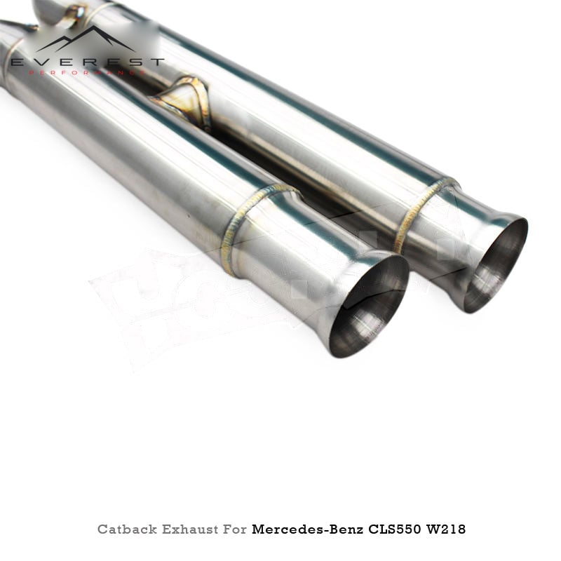 Catback Exhaust for Mercedes-Benz CLS550 V8 4.7L W218 2010-2016 Racing Stainless Steel Direct Exhaust Pipe Muffler