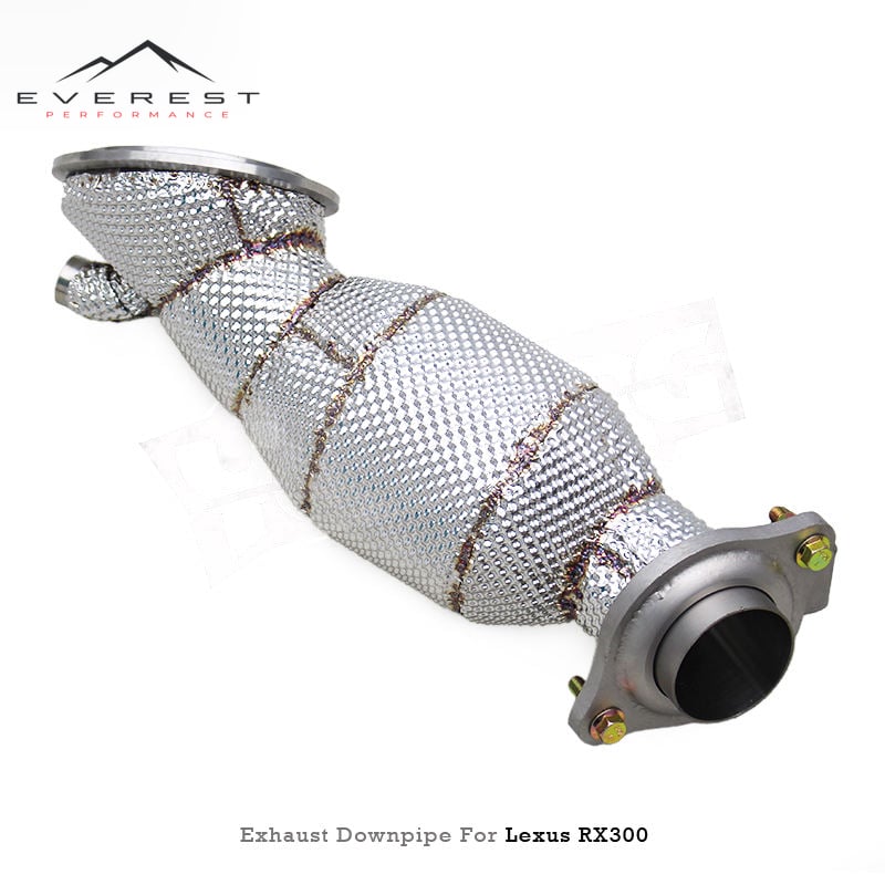 Straight Exhaust Downpipe for Lexus RX300 2.0T 2017-2020 Free Flow Stainless Steel Exhaust Pipes Car Exhaust System