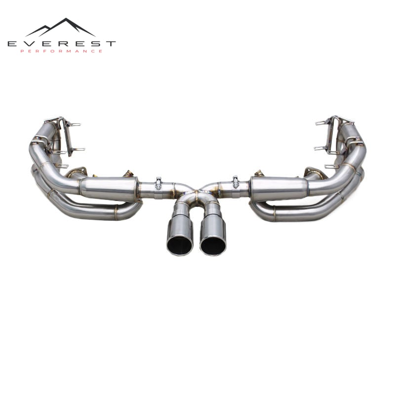 Custom Sport SS Exhaust Pipe for Porsche 911 997.1/997.2 Carrera S 3.8L 2004-2012 Upgrades GT3 Catback Muffler With Catalyst