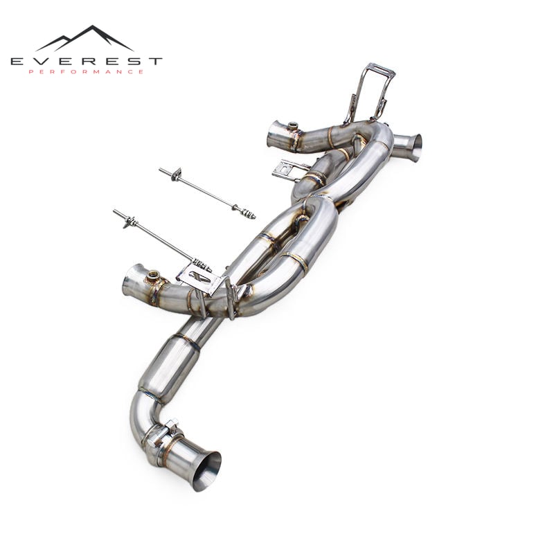 Straight Through Exhaust Pipes for Lamborghini Gallardo 5.0L 2004-2007 Direct Axle Back Exhaust System