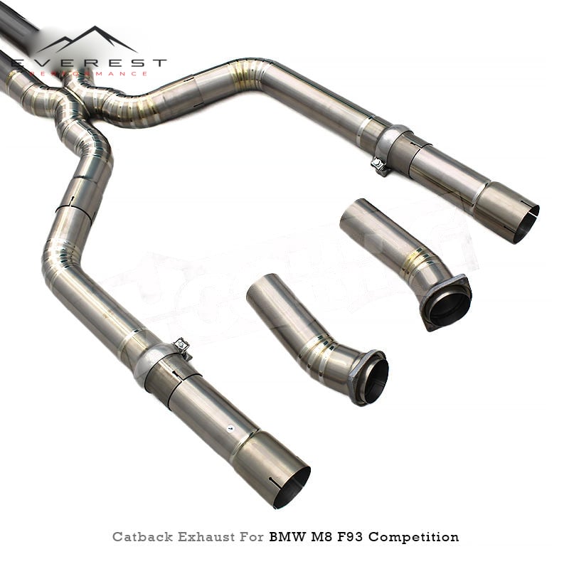 Valvetronic Catback for BMW M8 F91 F92 F93 Competition 4.4T 2017-2023 Titanium Exhaust Pipe Valve Controller Escape