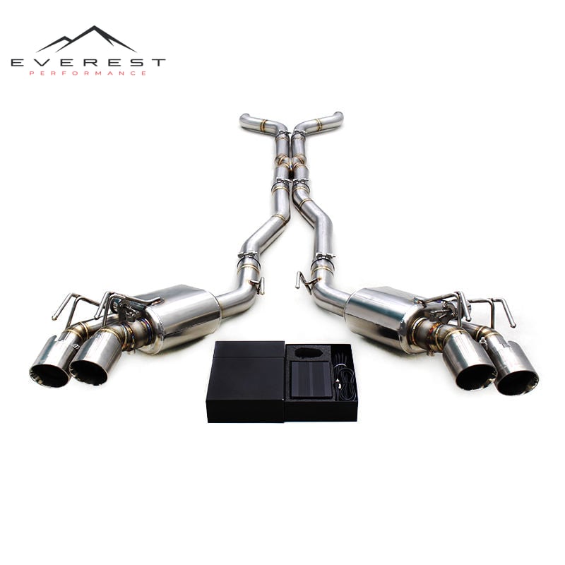 Valvetronic Exhaust Muffler Stainless Steel Exhaust Pipes for Chevrolet Camaro 3.6/6.2 2010-2017