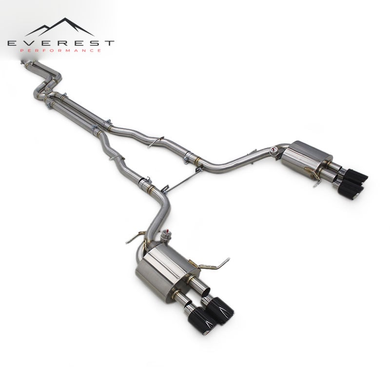 Racing SS304 Catback Exhaust Pipe System for BMW 640/640i Gran Coupe N55 F06 3.0T 2012-2018 X Pipe Vacuum Valved Muffler Exhaust