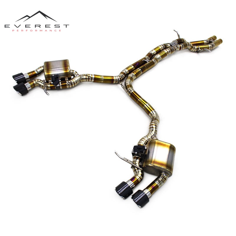 Custom Valvetronic Exhaust System for Porsche Macan 3.0T 2014-2024 Auto Car Parts Titanium Pipe Catback Muffler with Control