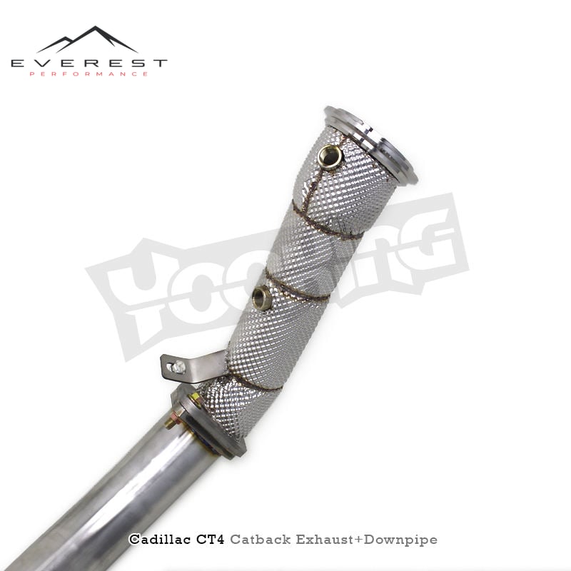 SS304L Exhaust Pipe System for Cadillac CT4 2.0T 2019-2023 High Quality Valvetronic Catback Exhaust/ Full Exhaust System
