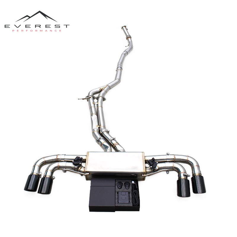 Universal Catback Muffler Exhaust for Porsche Cayenne E3 9Y0 3.0T 2019-2024 Valved Sport Exhaust System with Control