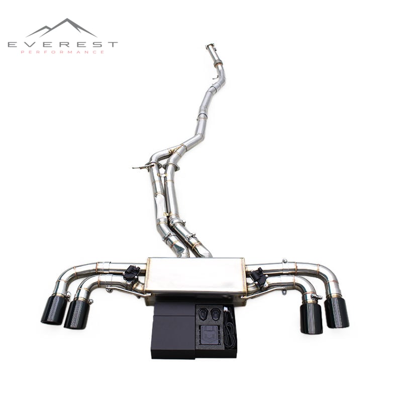 Universal Catback Muffler Exhaust for Porsche Cayenne E3 9Y0 3.0T 2019-2024 Valved Sport Exhaust System with Control