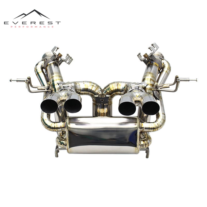 Direct-fit Exhaust for Lamborghini Revuelto 6.5L 2023-2025 Titanium Lightweight Catback Valve Rear Muffler Section
