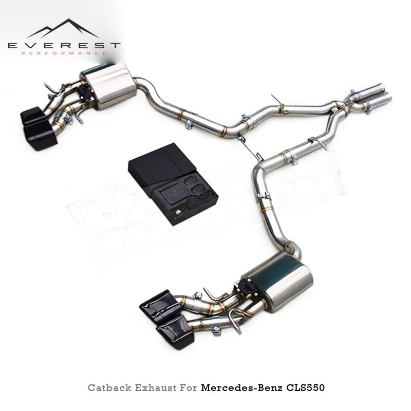 Turbo Exhaust for Mercedes-Benz CLS550 M278 V8 4.7L 2010-2016 Valvetronic Catback Tuning Sound Exhaust System