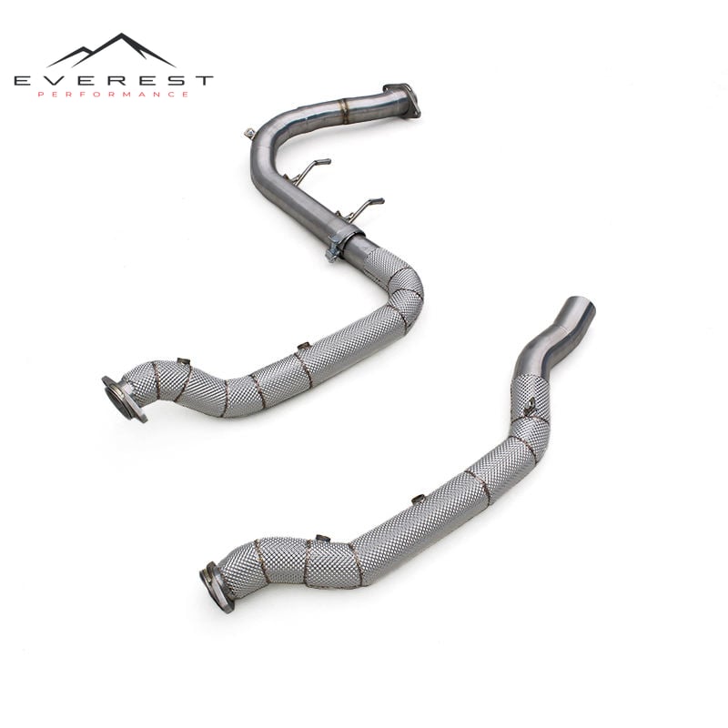 Free Flow Stainless Steel Exhaust Downpipe for Ford F150 Raptor V6 3.5TT 2015-2019 Car Exhaust System Pipe