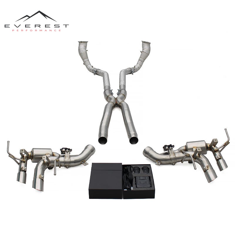 Racing Full Exhaust System for Ferrari Purosangue FUV V12 6.5L 2022+ Stainless Steel Direct Exhaust Pipe Catted Downpipes