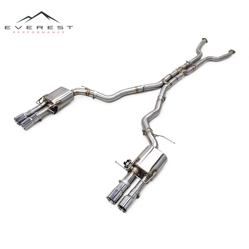 Custom Valved Sport Catback Muffler for BMW M5 E60 5.0L 2003-2010 Stainless Steel Pipes Exhaust System with Control
