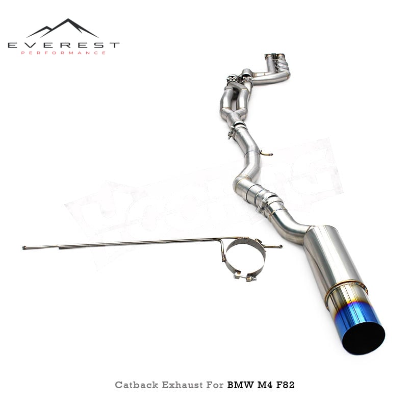 Custom Exhaust System with Valve Control for BMW M3/M4 F80/F82 3.0T 2014-2019 Equal Length Midpipe with Z Pipe