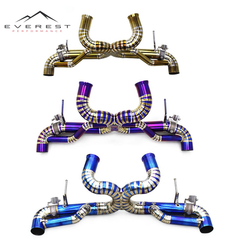 Titanium Exhaust Pipe System for Mclaren GT 4.0T 2019-2023 Valve Compatible Performance Valvetronic System