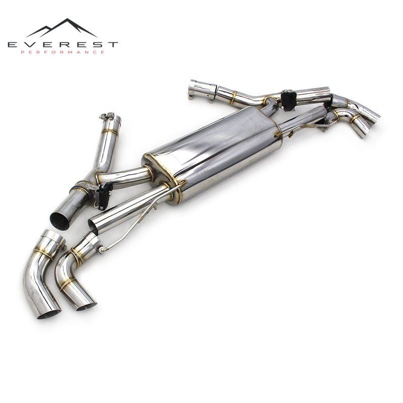 Axle Back Exhaust System for BMW X5/X6 B58 3.0T G05/G06 2019-2023 Stainless Steel Catback Valvetronic Muffler