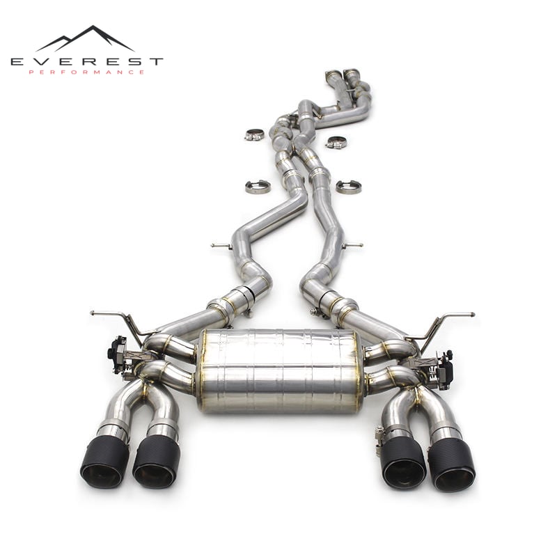 Stainless Steel Catback Exhaust for BMW M4/M3 F80/F82 S55 3.0T 2014-2019 Equal-length Mid Pipe Exhaust System