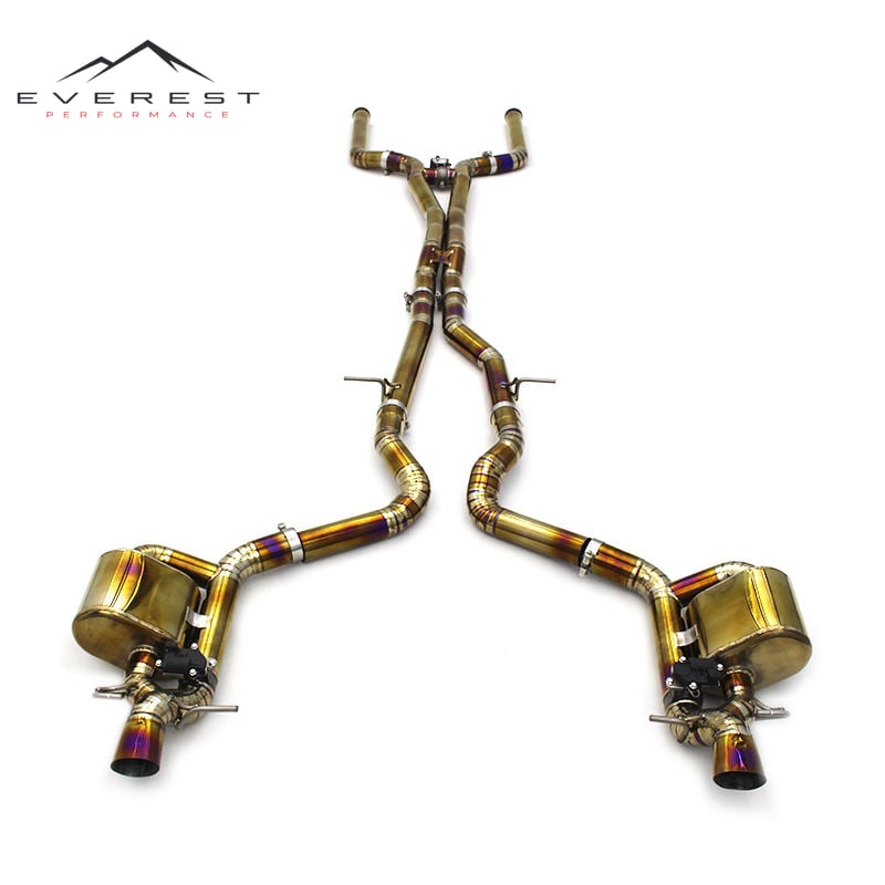 Racing Car Exhaust System for Mercedes-Benz AMG GT63/GT63S 2019-2023 Titanium Pipe Muffler Catback Exhaust