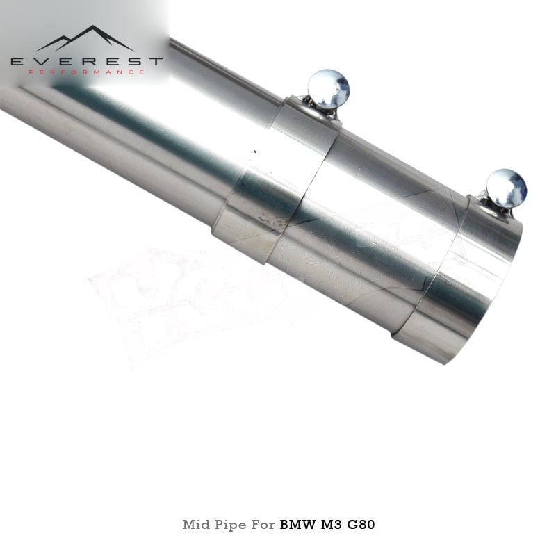 Stainless Steel Equal Length Middle Pipe with Z Pipe Exhaust System for BMW M3/M4 G80/G82 3.0T 2020-2026 With OPF/DPF