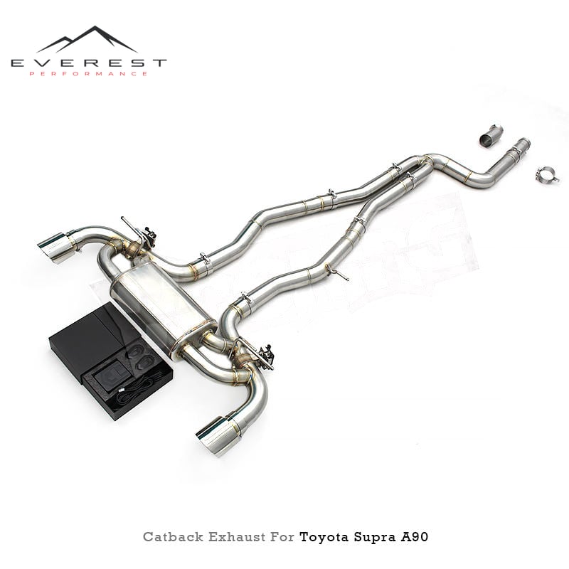 Exhaust System for Supra GR A90/A91MK4/MK5 3.0T 2020-2023 Sport Valved Exhaust Muffler with Valve Actuators
