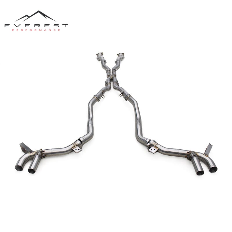 Stainless Steel Exhaust Pipe System for Ferrari GTC4 Lusso/Lusso T 2016+ X Mid Pipes Exhaust System