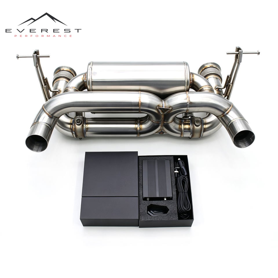 Stainless Steel Catback Exhaust for Lamborghini Huracan STO/EVO/TECNICA 5.2L 2019-2024 Exhaust Pipe Muffler with Valve