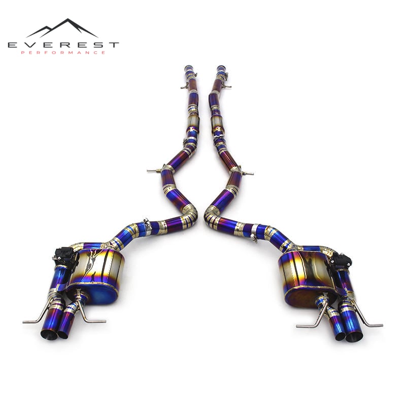 Catback Exhaust for Mercedes-Benz S500/S63 AMG W222 5.5T 2014-2017 Escape Valvetronic Exhaust Titanium Pipe Muffler