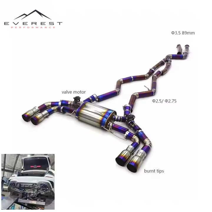 Catback Exhaust for BMW M340/M340i/M440/M440i G20 3.0T (2019-2023) Valvetronic Titanium Exhaust System