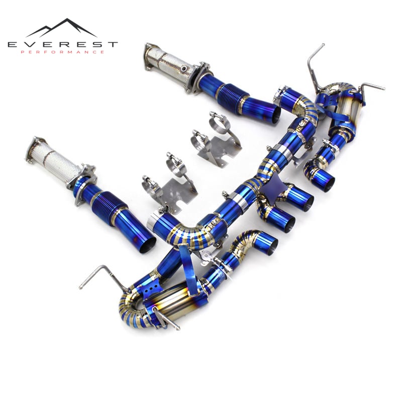 Titanium Catback Exhaust for Chevrolet Corvette C8 Z06 2019-2023 Valve Exhaust Muffler Titanium Exhaust Pipe