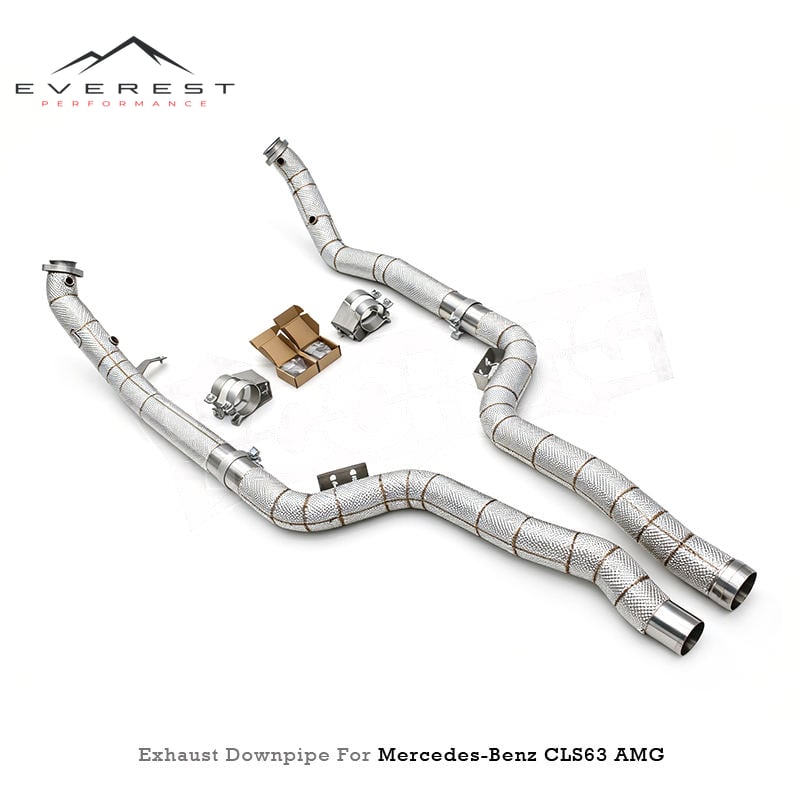 Custom Test Pipe for Mercedes-Benz CLS63/CLS63S AMG W218 5.5L 2007-2017 Straight Exhaust Header Free Flow System