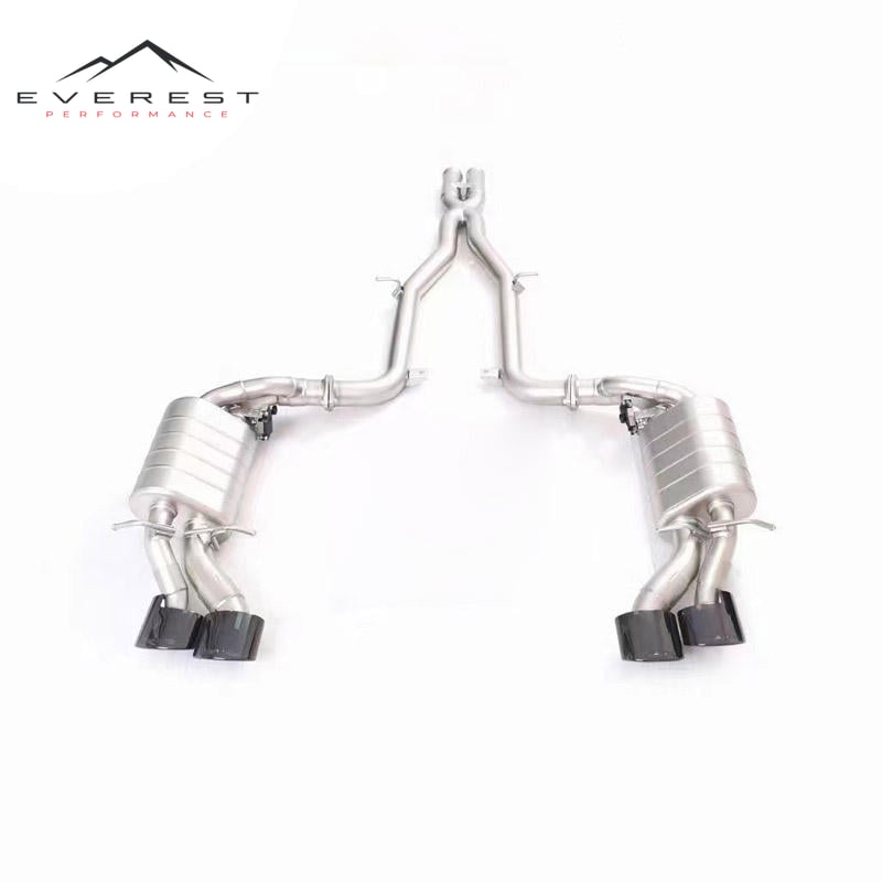 Escape for Mercedes-Benz C63 AMG W204 6.2L 2012-2016 304 Stainless Steel Catback Exhaust Muffler Exhaust Pipes
