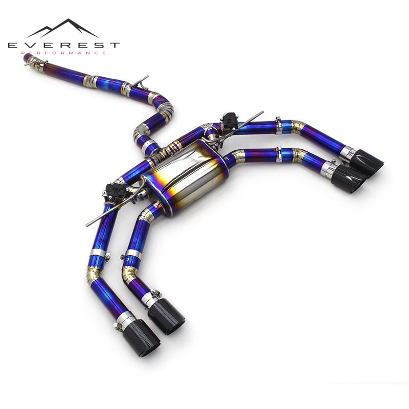 Exhaust Pipe System Muffler for Audi S3 2.0T 2015-2023 Car Titanium Alloy Catback Exhaust Muffler Pipes Escape