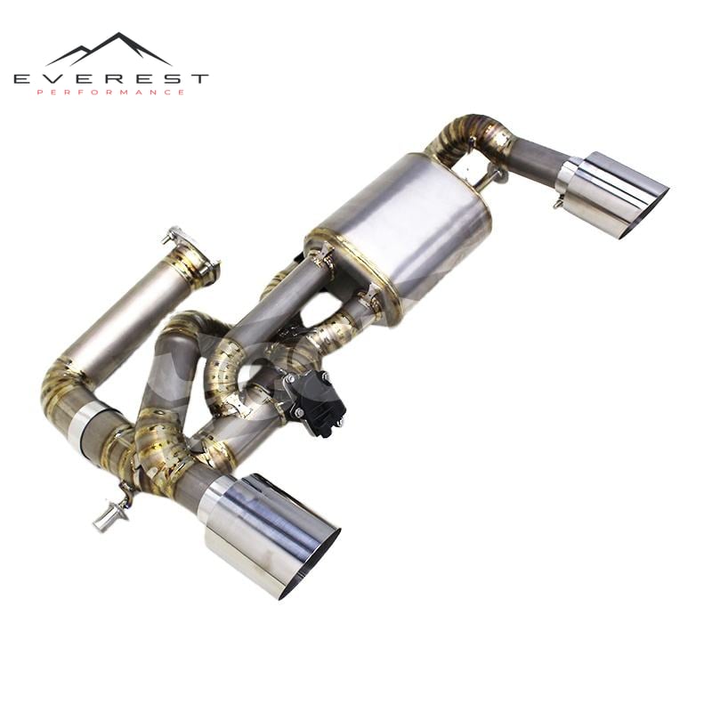 Titanium Performance Rear Valvetronic Catback Exhaust Pipes for Lotus EMIRA 2021-2022 With Valved Muffler Systems