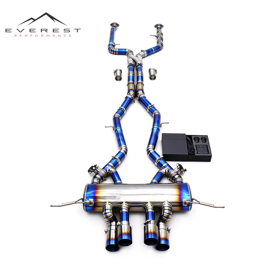 Titanium Exhaust Pipe System with Z Pipe for BMW M3/M4 G80/G82 3.0T 2021-2026 Racing Valvetronic Valve Catback Exhaust