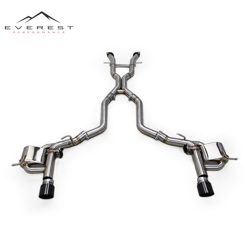 Stainless Steel Exhaust Pipes for Jeep 3.0/3.6 2005-2016 Upgraded Electronic Valve Muffler Catback Exhaust