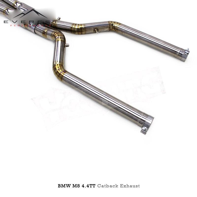 Titanium Exhaust Pipe System for BMW M8 F91/F92/F93 4.4T 2019-2023 High Quality Valvetronic Catback Exhaust