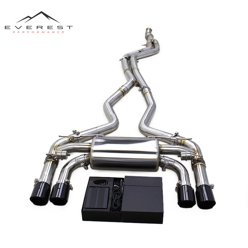 SS304L Exhaust Pipe System for BMW M2 F87 3.0T 2016-2019 Engine N55 High-quality Vacuum Valves Catback Exhaust System