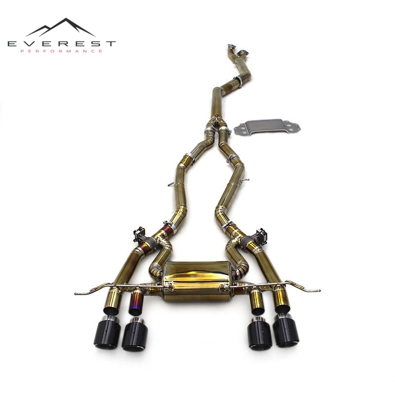 Auto Sport Valved Catback Muffler for BMW M3/M4 G80/G82/G8X 3.0T 2019-2023 Single Midpipe Titanium Valvetronic Exhaust Catback