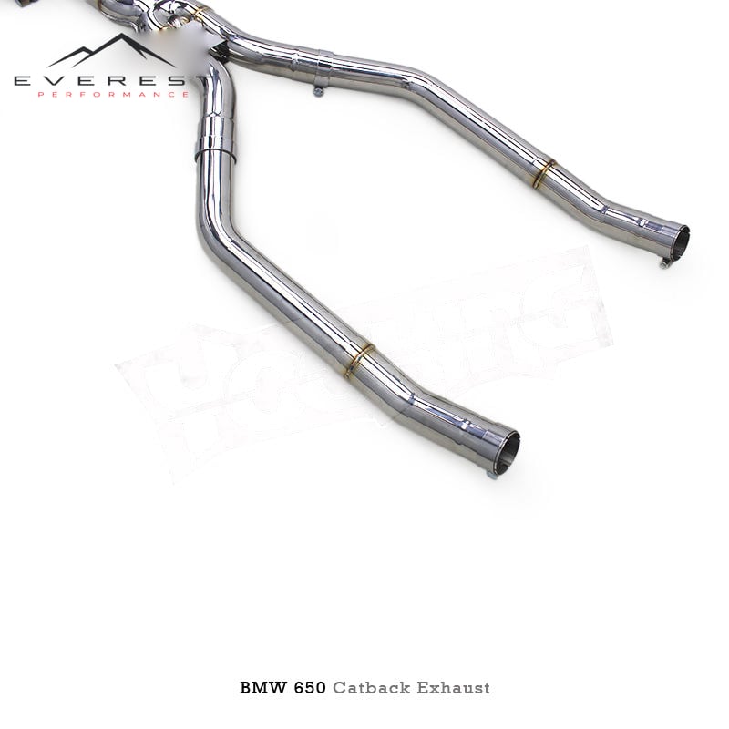 Custom Catback Exhaust for BMW 650/650i F06 F12 F13 4.0T 2011-2017 Stainless Steel Pipe Muffler Valved Sport Exhaust System