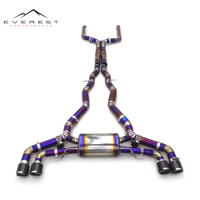 Custom Catback Exhaust for BMW X5M/X6M 4.4TT 2015-2023 Tuning Valvetronic Muffler Exhaust System Car Part Escape