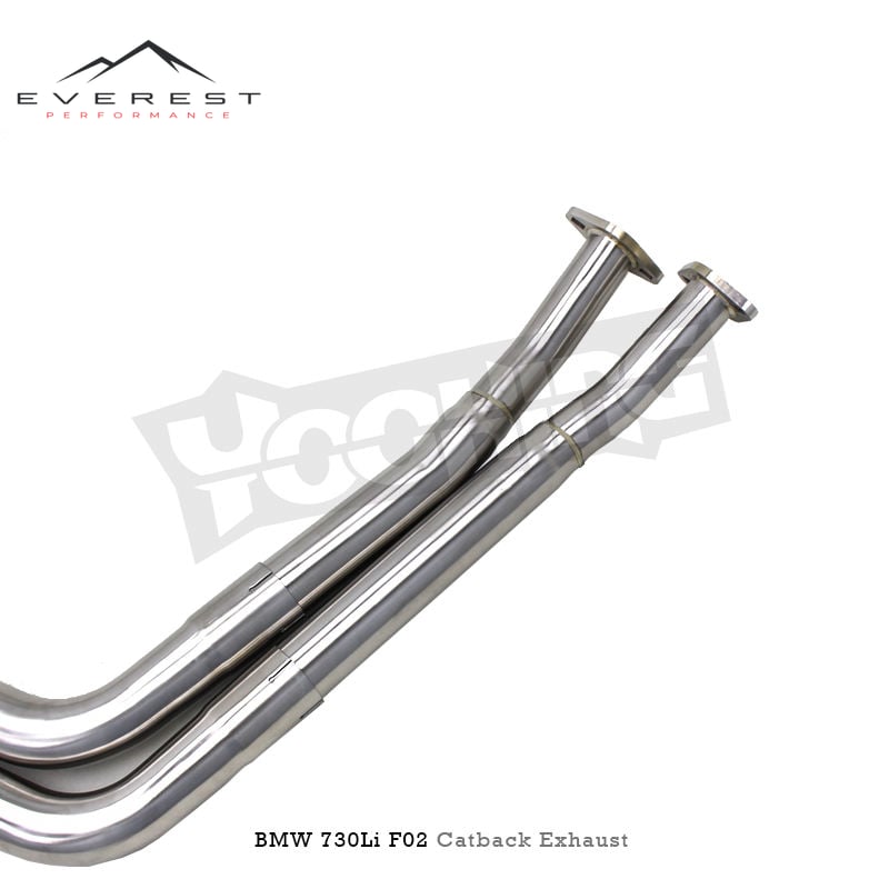 SS304L Exhaust Pipe System for BMW 730/740 F02 3.0T 2009-2015 Valvetronic Muffler Catback Exhaust System