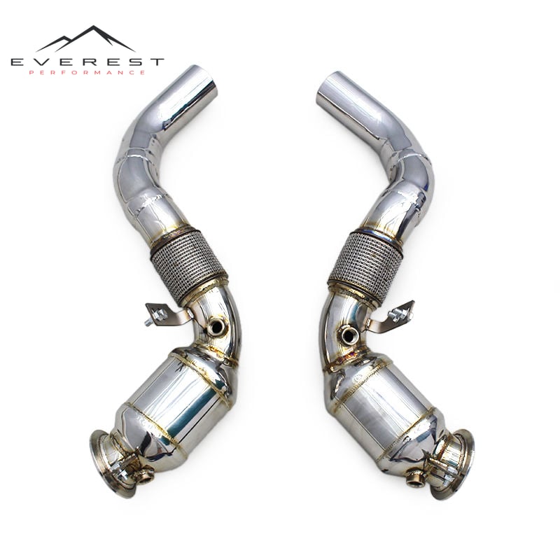Exhaust Downpipe for BMW 650/650i F06/F12/F13 4.0T 2011-2017 Stainless Steel High Flow Catted Downpipe Exhaust Pipe