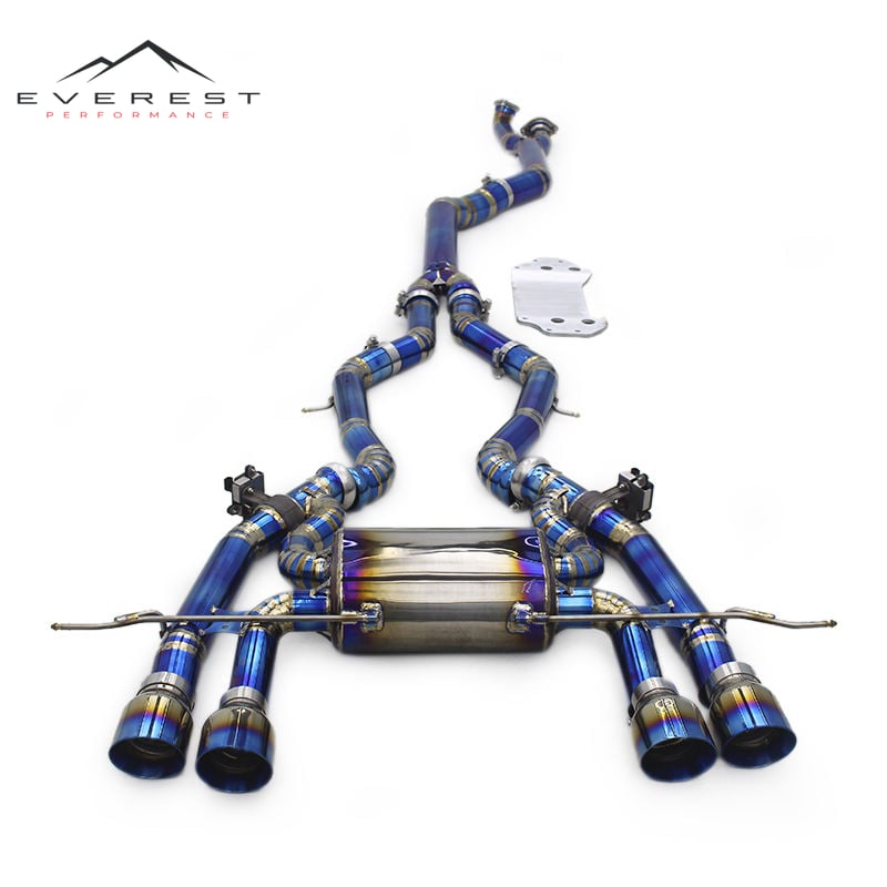 Catback Exhaust for BMW M2 G87 2023 Single Midpipe Exhaust Titanium Muffler Pipe Escape Exhaust System Racing Car Parts