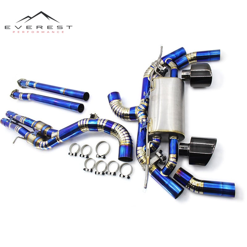 Titanium Exhaust System for AUDI TTRS RS3 8J/8S 2.5T 2009-2022 Performance Catback Muffler Valved Exhaust Remote Control