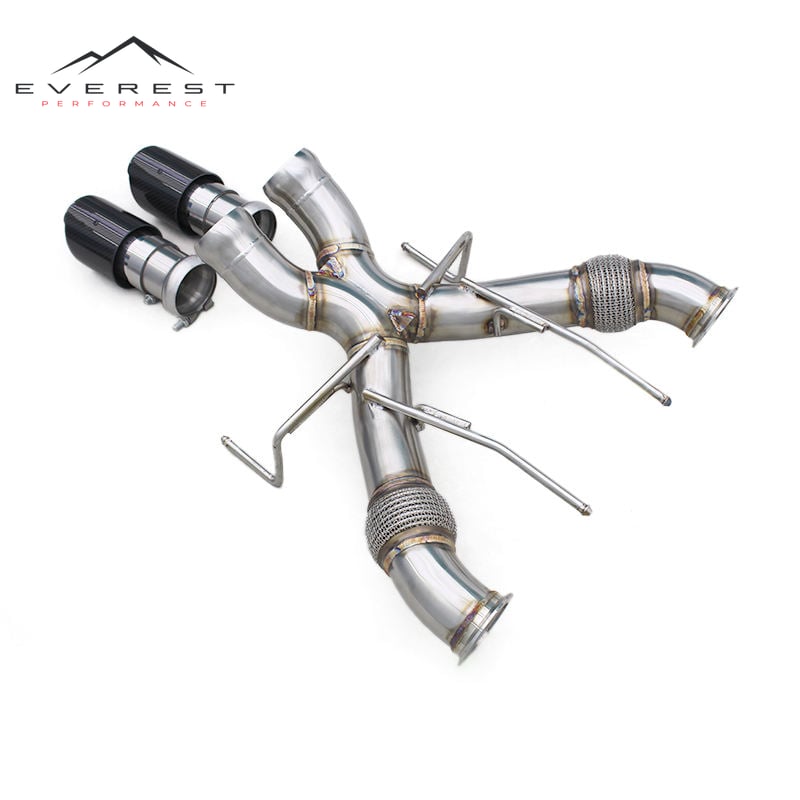 Enhanced Sound Catback Muffler for Mclaren 750S 4.0T 2020-2025 Performance Stainless Steel X Pipe Street Car Exhaust System