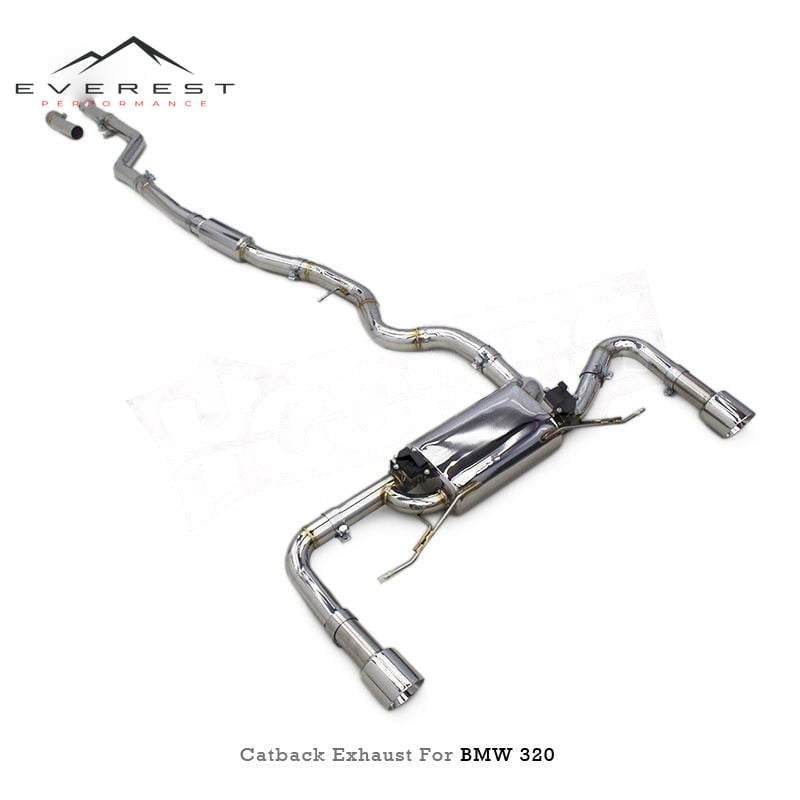 Valvetronic Catback Muffler for BMW 320i/328i/330i F30/F35 2.0T N20/B48 2012-2020 Stainless Steel Exhaust System