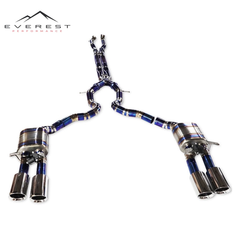 Car Exhaust Catback for Porsche Panamera 970/971 2009-2022 Titanium Exhaust Pipe High Performance Valvetronic Exhaust Muffler