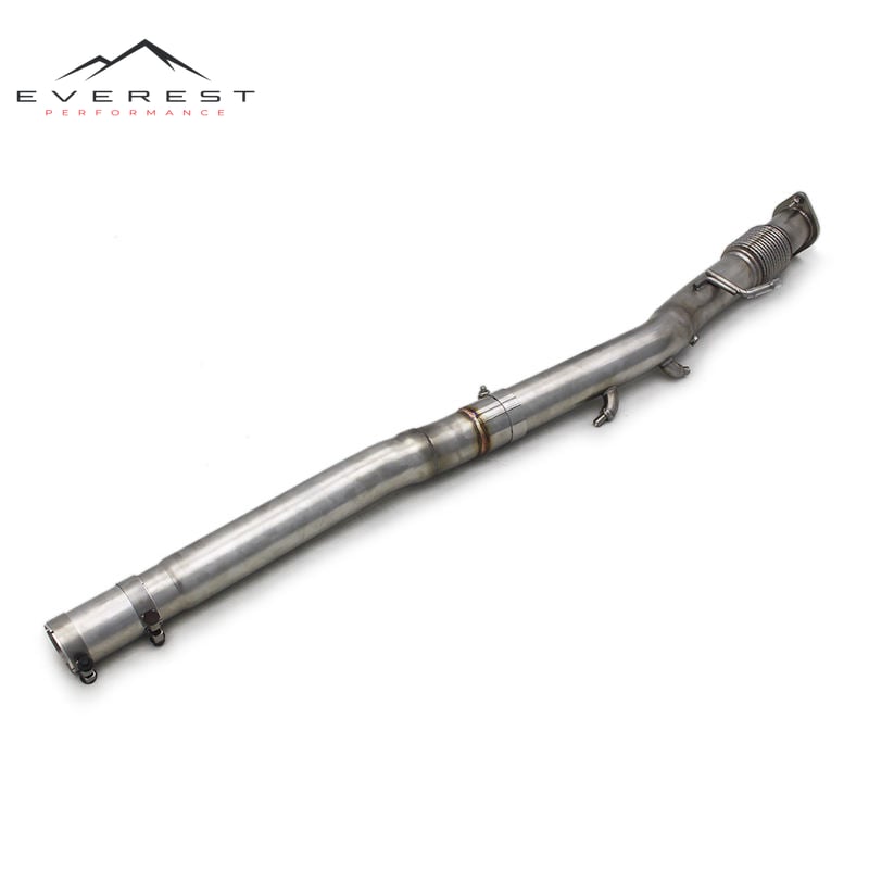 Car Exhaust Downpipe for Mercedes-Benz A35 AMG 2.0T 2020-2022 Single Header Stainless Steel Free Flow Pipe